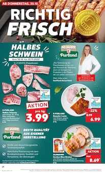 Lachs im aktuellen Kaufland Prospekt (Heilbronn) Lachs im Kaufland Prospekt "RICHTIG FRISCH" mit 69 Seiten (Heilbronn)