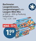 Laugenbrezen, Laugenstangerl oder Laugen-Mini Mix im V-Markt Prospekt Laugenbrezen, Laugenstangerl oder Laugen-Mini Mix von Bachmeier im aktuellen V-Markt Prospekt für 1,99 €