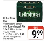 Schwedenquell Pils im EDEKA Prospekt Schwedenquell Pils von Ur-Krostitzer im aktuellen EDEKA Prospekt für 9,99 €