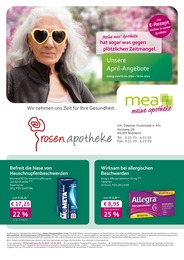 mea - meine apotheke Prospekt: "Unsere April-Angebote", 2 Seiten, 01.04.2024 - 30.04.2024