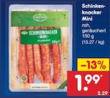 Schinkenknacker Mini im Angebot bei Netto Marken-Discount in Halle Schinkenknacker Mini Angebote bei Netto Marken-Discount Halle für 1,99 €