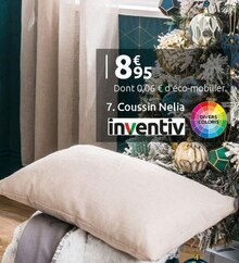 Mr Bricolage Saint-Sauveur - Coussin Nelia Promo Coussin Nelia dans le catalogue Mr Bricolage "Un Noël à prix carrément hottes !" à Saint-Sauveur