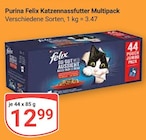Katzennassfutter Multipack Angebote von Purina Felix bei GLOBUS Kaarst für 12,99 €