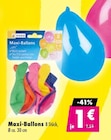 Mäc-Geiz Weimar - Maxi-Ballons Angebot im Prospekt Maxi-Ballons bei Mäc-Geiz im Weimar Prospekt für 1,00 €