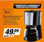 Filterkaffeemaschine 1017-13 Enjoy Top im Angebot bei expert in Plauen Filterkaffeemaschine 1017-13 Enjoy Top Angebote von Melitta bei expert Plauen für 49,99 €