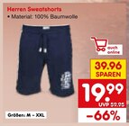 Herren Sweatshorts im aktuellen Netto Marken-Discount Prospekt für 19,99 €