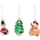 Weihnachtsanhänger aus Glas für 1,99 € bei Action im Angebot Weihnachtsanhänger aus Glas im aktuellen Action Prospekt
