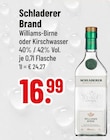 Williams-Birne oder Kirschwasser Angebote von Schladerer bei Trinkgut Ingolstadt für 16,99 €