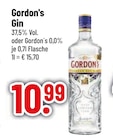Gin im Trinkgut Prospekt Gin von Gordon's im aktuellen Trinkgut Prospekt für 10,99 €