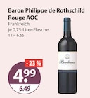 Rouge AOC von Baron Philippe de Rothschild im aktuellen V-Markt Prospekt für 4,99 €