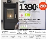 POÊLE À GRANULÉS PICO 9 KW en promo chez E.Leclerc Creil à 1 390,00 €