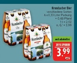 Bier im Angebot bei Marktkauf in Hof Bier Angebote von Krombacher bei Marktkauf Hof für 3,99 €