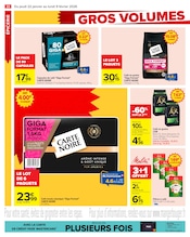Café Moulu Angebote im Prospekt "GROS VOLUMES = PETITS PRIX" von Carrefour Café Moulu Angebote im Prospekt "GROS VOLUMES = PETITS PRIX" von Carrefour auf Seite 24