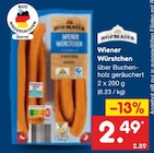 Wiener Würstchen im Angebot bei Netto Marken-Discount in Bremen Wiener Würstchen Angebote bei Netto Marken-Discount Bremen für 2,49 €