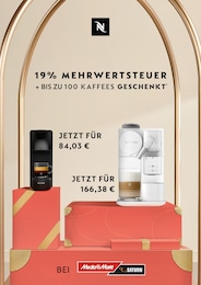 Aktueller Nespresso Prospekt, "19% Mehrwertsteuer + Bis zu 100 Kaffees geschenkt!", mit Angeboten der Woche, gültig von 24.10.2024 bis 24.10.2024