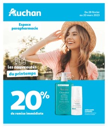 Prospectus Auchan Hypermarché "Espace parapharmacie", 6 pages, 28/02/2023 - 20/03/2023