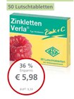Zink + C Zinketten Typ Himbeere bei LINDA Premiumapotheke im Allersberg Prospekt für 5,98 €