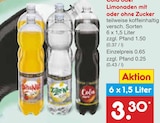 Aktuelle Cola Angebote bei Netto Marken-Discount in Neuwied Aktuelles Cold oder Limonaden mit oder ohne Zucker Angebot bei Netto Marken-Discount in Neuwied ab 0,65 €