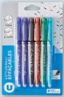 6 Stylos à bille effaçables - U en promo chez Super U 6 Stylos à bille effaçables - U dans le catalogue Super U