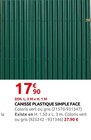 Canisse plastique simple face - Rural Master à Le Mans Canisse plastique simple face en promo chez Rural Master Le Mans à 17,90 €