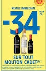 Promo -34% remise immédiate sur tout Mouton Cadet à  dans le catalogue Intermarché Super à Champeix