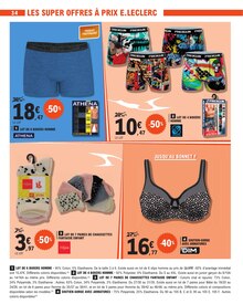 Promo Boxer Femme dans le catalogue E.Leclerc du moment à la page 34