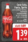 Aktuelles Coca-Cola, Fanta oder Sprite Angebot bei E center in Mülheim (Ruhr) ab 1,39 €