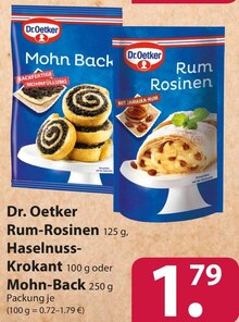 Rum-Rosinen, Haselnuss-Krokant oder Mohn-Back bei famila Nordost in Hamburg Rum-Rosinen, Haselnuss-Krokant oder Mohn-Back im Angebot bei famila Nordost Hamburg für 1,79 €