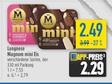 Magnum mini Eis Angebote von Langnese bei diska Amberg für 2,29 €