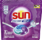 Capsules lave-vaisselle tout-en-1 Cycle court régulier - SUN en promo chez Monoprix Le Havre à 6,90 €