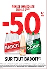 Promo -50% de remise immédiate sur le 2ème sur tout Badoit à  dans le catalogue Intermarché Super à Saint-Vallier