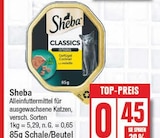 Katzenfutter Angebote von Sheba bei EDEKA Berlin für 0,45 €