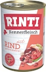 Hundenassfutter Kennerfleisch Angebote von Rinti bei ZooRoyal Elmshorn für 1,29 €