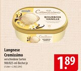 Cremissimo Bourbon Vanille Angebote von Langnese bei famila Nordost Gifhorn für 1,89 €