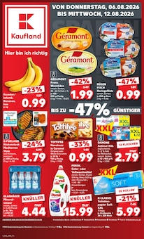 Kaufland Neubrandenburg Prospekt der aktuellen Woche, gültig von 06.08.2026 bis 12.08.2026 Aktueller Kaufland Neubrandenburg Prospekt "Hier bin ich richtig" mit 58 Seiten