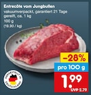 Aktuelle Rindfleisch Angebote bei Netto Marken-Discount in Augsburg Aktuelles Entrecôte vom Jungbullen Angebot bei Netto Marken-Discount in Augsburg ab 1,99 €