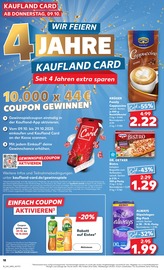 Cappuccino im Kaufland Prospekt in Germering Aktueller Kaufland Prospekt mit Cappuccino, "Aktuelle Angebote", Seite 18