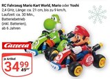 RC Fahrzeug Mario Kart World, Mario im Angebot bei GLOBUS in Saarbrücken RC Fahrzeug Mario Kart World, Mario Angebote von Carrera bei GLOBUS Saarbrücken für 34,99 €
