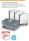 Home & Office Kopierpapier im Angebot bei GLOBUS in Worms Home & Office Kopierpapier Angebote von hp bei GLOBUS Worms für 3,99 €