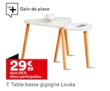 Table basse gigogne - LOUKA dans le catalogue But
