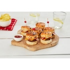 6 mini burgers au bacon - MIX BUFFET en promo chez Carrefour 6 mini burgers au bacon - MIX BUFFET dans le catalogue Carrefour