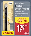 Bourbon-Vanille-Schoten von Back Family im aktuellen ALDI Nord Prospekt