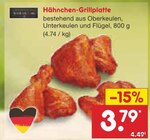 Aktuelle Hähnchen Angebote bei Netto Marken-Discount in Pforzheim Aktuelles Hähnchen-Grillplatte Angebot bei Netto Marken-Discount in Pforzheim ab 3,79 €
