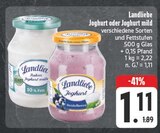 Joghurt Angebote von Landliebe bei EDEKA Würzburg für 1,11 €