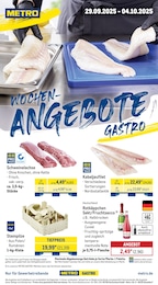 METRO Prospekt für Herne: "Wochenangebote Gastro + MonatsMenü + Flash Deal + METRO Markets", 41 Seiten, 29.09.2025 - 04.10.2025