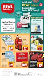 REWE Prospekt "Dein Markt" für Xanten, 29 Seiten, 06.01.2025 - 11.01.2025