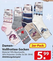 Damen-Vollfrottee-Socken bei famila Nordost in Flensburg Damen-Vollfrottee-Socken im Angebot bei famila Nordost Flensburg für 5,99 €