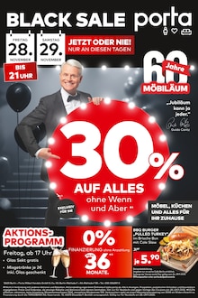 Brioche im aktuellen porta Möbel Prospekt (Berlin) Brioche im porta Möbel Prospekt "BLACK SALE" mit 1 Seiten (Berlin)