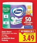 Smart Toilettenpapier von Zewa für 3,49 € bei E center im Angebot Smart Toilettenpapier von Zewa im aktuellen E center Prospekt