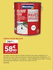 Promo Vernis Pavés Briques à 58,90 € dans le catalogue Gedimat à Verrières